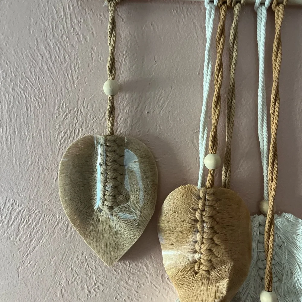 Boho Macrame Feather Wall Hanging: Nature Inspired Yarn Art, macrame